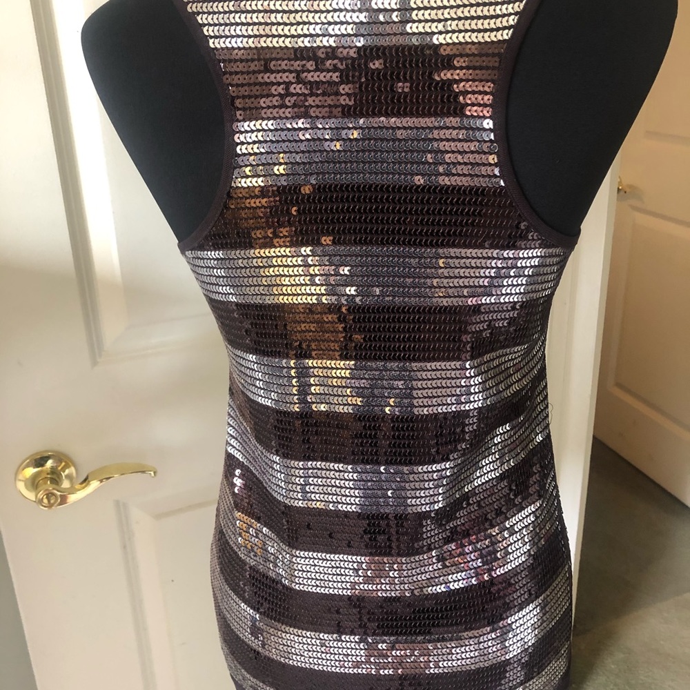 Sequin Racer Back Tank Top - Picture 2 of 6